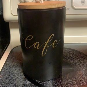 Cafe coffee canister
